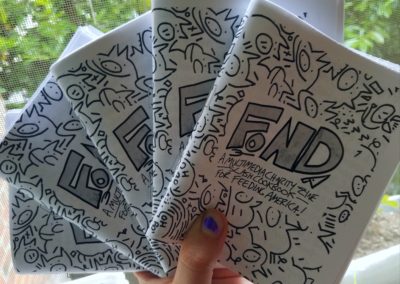 Image of zines titled, "FOND," by The Giant Rat